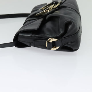 Bvlgari Chandra Flap Shoulder Bag Leather