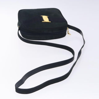 Salvatore Ferragamo Vala Shoulder Bag Suede
