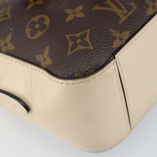 Louis Vuitton Saintonge Handbag Monogram Canvas with Leather