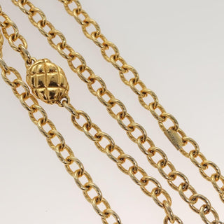 Chanel CC Quilted Medallion Chain Belt Metal