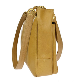Chanel Vintage CC Front Pocket shoulder Bag Calfskin Leather