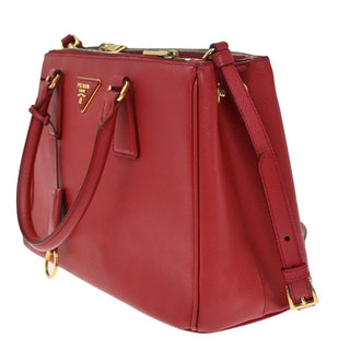 Prada Galleria Double Zip Tote Saffiano Leather
