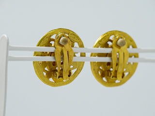 Chanel Logo CC Gold-plated