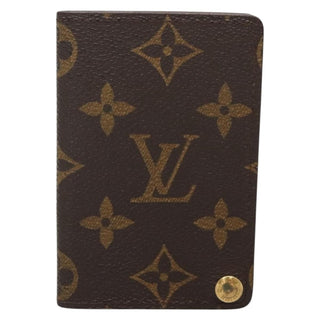 Louis Vuitton Porte Cartes Pression Card Case Monogram Canvas