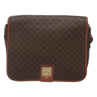 Celine Macadam Shoulder Bag PVC Leather