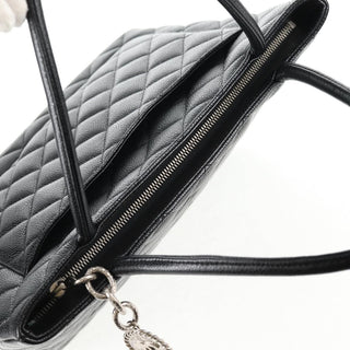 Chanel Medallion Tote Quilted Caviar