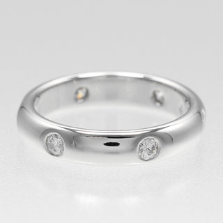 Cartier Stella Band Ring 18K White Gold and Diamonds
