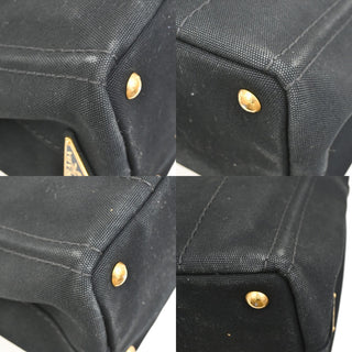 Prada Canapa Convertible Tote Canvas