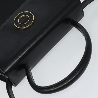 Celine Circle Logo Handbag Leather