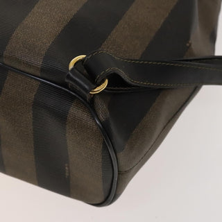 Fendi Pequin Front Pocket Backpack Coated Canvas