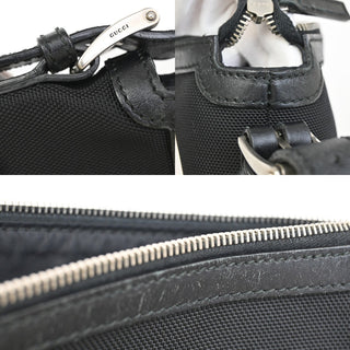 Gucci Web Strap Flat Messenger Bag Techno Canvas