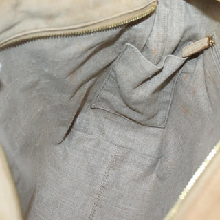 Fendi Pequin Roll Tote Canvas and Leather