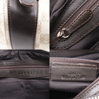 Loewe Vintage Anagram Handbag Canvas with Leather