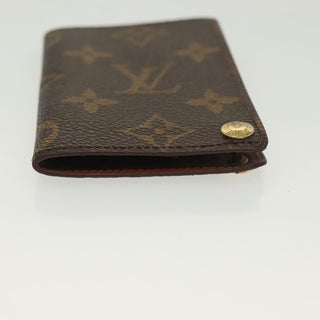 Louis Vuitton Porte Cartes Pression Card Case Monogram Canvas