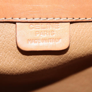 Celine Vintage Convertible Top Handle Bag Macadam Coated Canvas