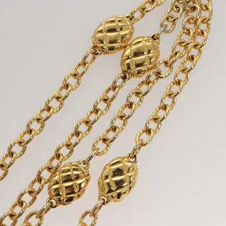 Chanel CC Quilted Medallion Chain Belt Metal