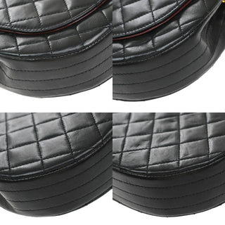 Chanel Vintage Half Moon Flap Bag Quilted lambskin