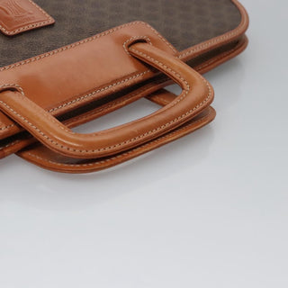Celine Macadam Briefcase Canvas and leather