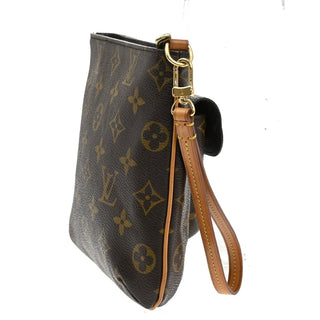 Louis Vuitton Partition Wristlet Clutch Monogram Canvas