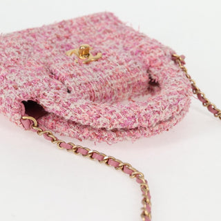 Chanel Kelly Top Handle Shopping Bag Quilted Tweed