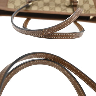 Gucci Bree Tote GG Canvas with Leather