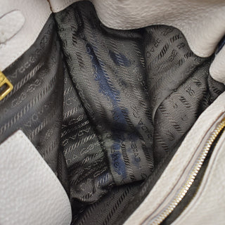 Prada Twin Shopping Tote Vitello Daino