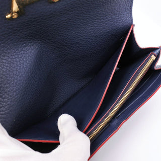 Louis Vuitton Capucines Long Wallet Leather