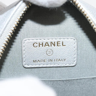 Chanel 19 Round Clutch with Chain Quilted Leather