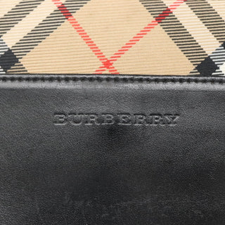 Burberry Nova Check Tote Canvas and Leather