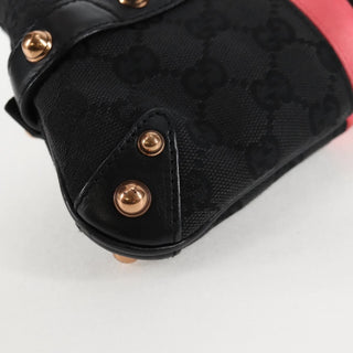 Gucci Horsebit Chain Clutch GG Canvas with Leather