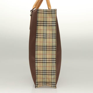Burberry Nova Check Tote Nylon