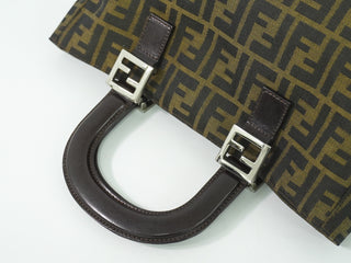 Fendi Vintage Zucca Handbag Zucca