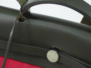 Hermes Herbag Zip Toile and Leather