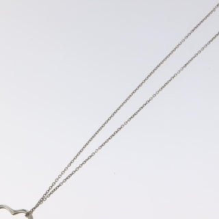 Tiffany & Co. Elsa Peretti Open Heart Pendant Necklace Sterling Silver