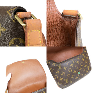 Louis Vuitton Musette Tango Handbag Monogram Canvas