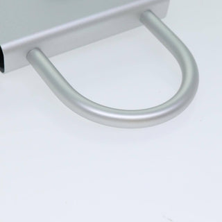 Salvatore Ferragamo Gancini Convertible Top Handle Bag STAINLESS STEEL