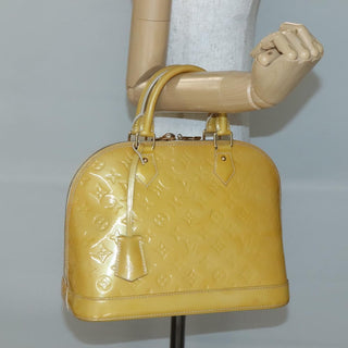 Louis Vuitton Alma Handbag Monogram Vernis