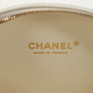 Chanel La Pausa Evening Bag Chevron Lambskin with Applique