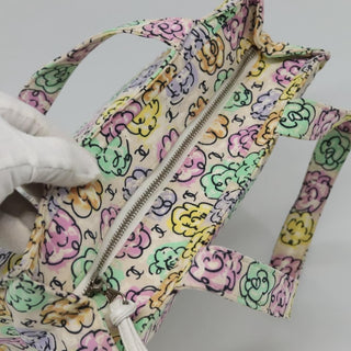 Chanel Vintage Camellia Tote Printed Nylon