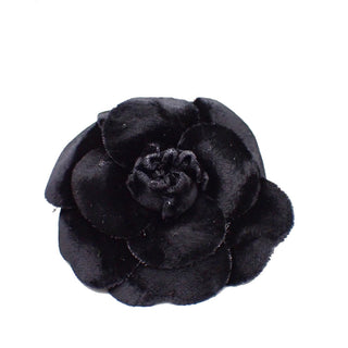 Chanel Camellia Brooch Velvet
