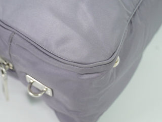 Prada Buckle Dome Satchel Tessuto