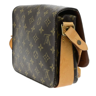 Louis Vuitton Cartouchiere Handbag Monogram Canvas