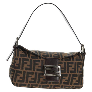 Fendi Mamma Baguette Zucca canvas