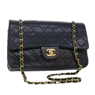Chanel Vintage Classic Double Flap Bag Quilted Lambskin
