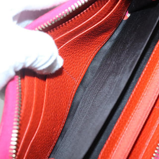 Gucci Bamboo Tassel Zip Wallet Leather