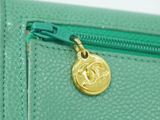 Chanel CC Compact Wallet Caviar