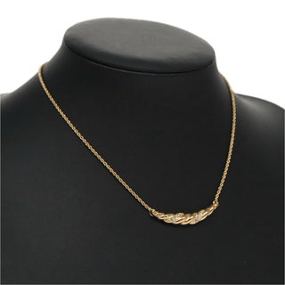 Christian Dior Collar Necklace Metal with Faux Pearls