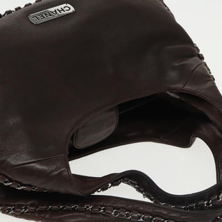 Chanel Vintage Chain Around Shoulder Bag Leather