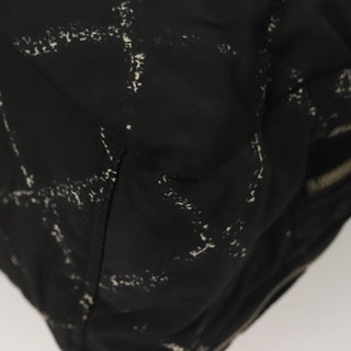 Chanel Travel Line Boston Bag Printed Nylon