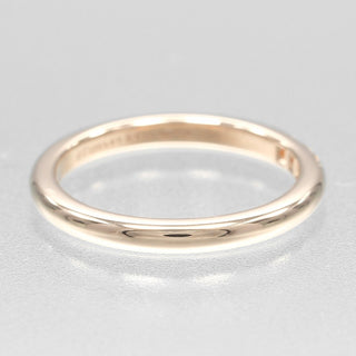 Tiffany & Co. Forever Wedding Band Ring 18K Pink Gold with Diamonds